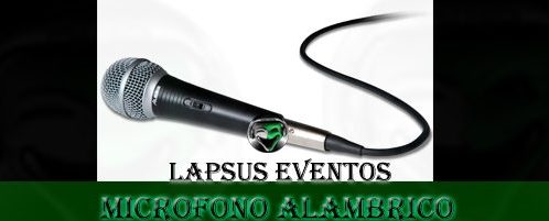 Alquiler de Microfono Alambrico