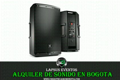 Alquiler de sonido economico en Bogota