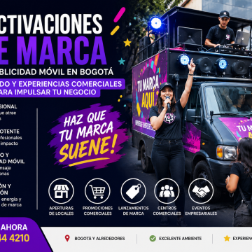 Activaciones de Marca y Publicidad Móvil en Bogotá lapsus eventos