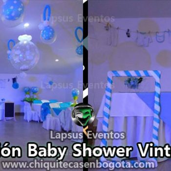 Decoracion vintage baby shower lapsue eventos bogota